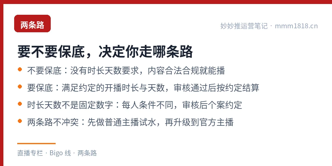 要不要保底对应的两条路径