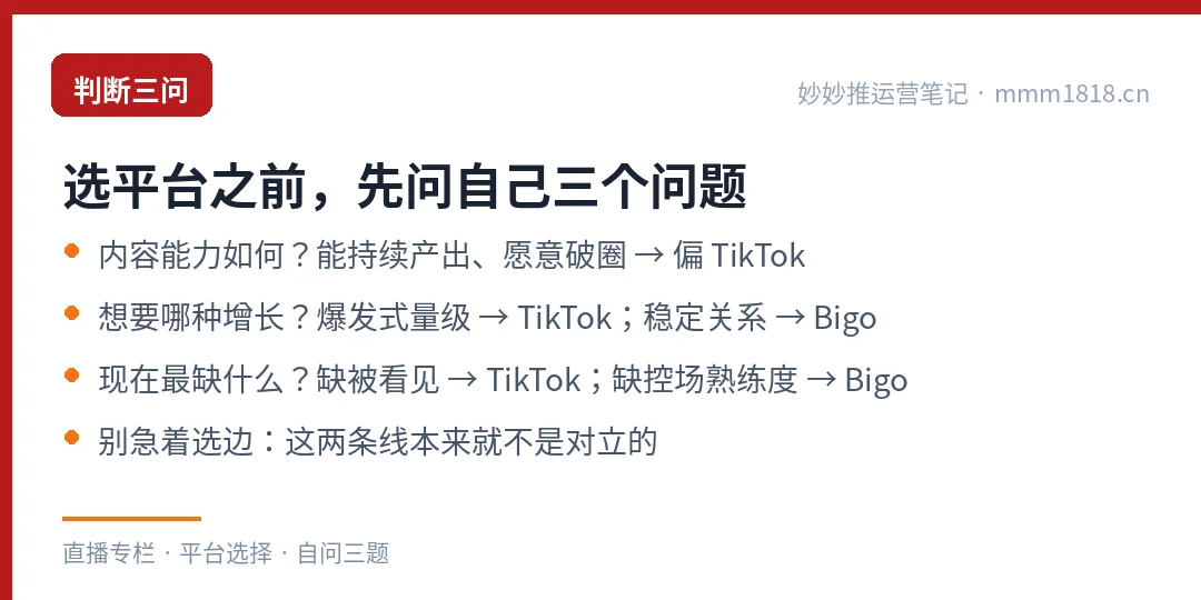 选平台前先问自己的三个问题