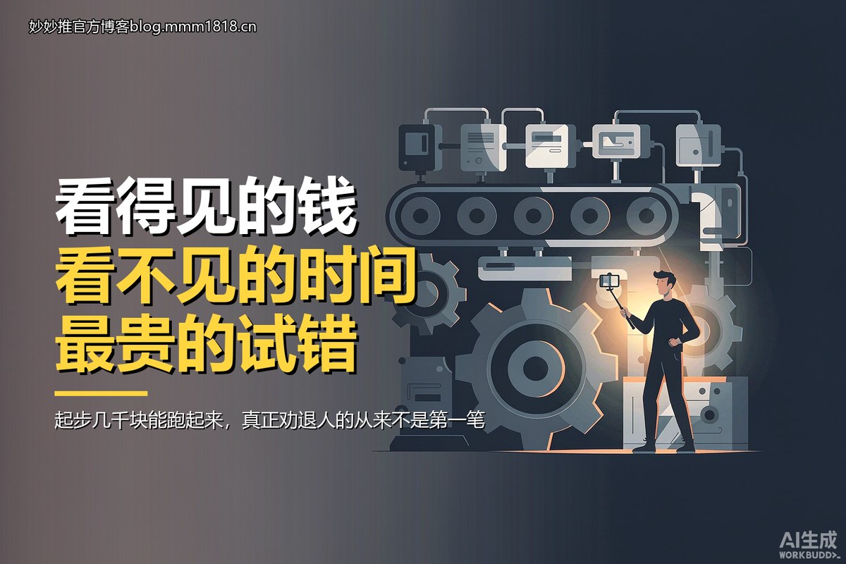 三笔账数据卡：钱、时间、试错三笔成本