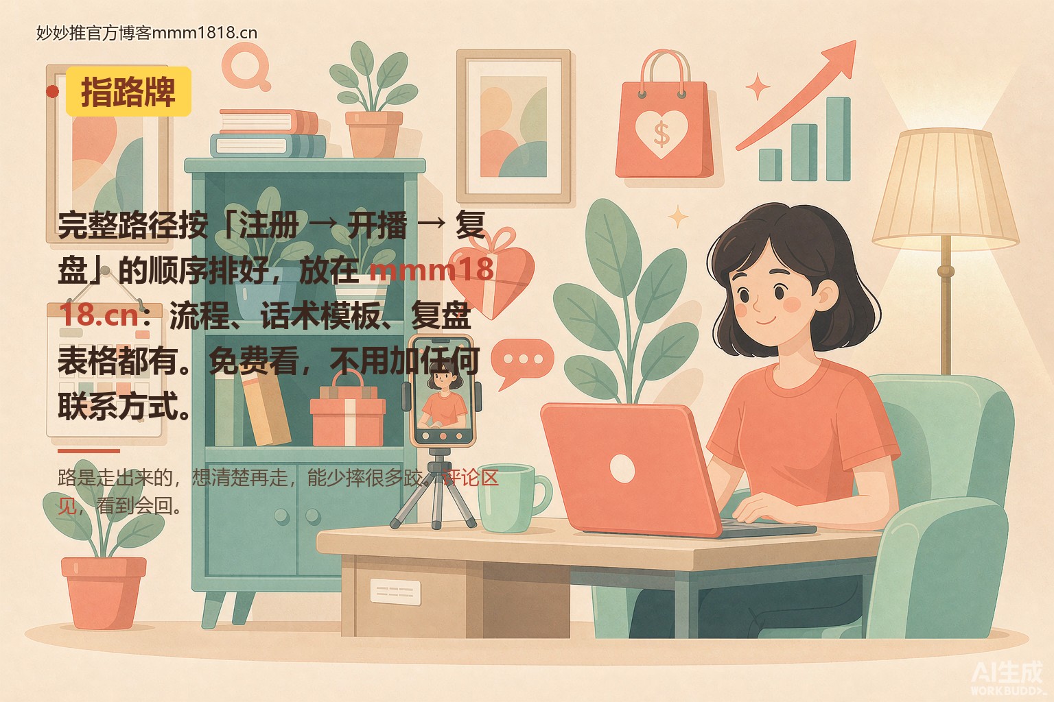 结尾指路牌卡