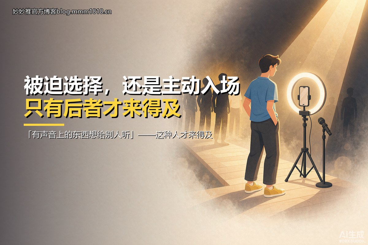 对比卡：被迫选择还是主动入场，决定来不来得及