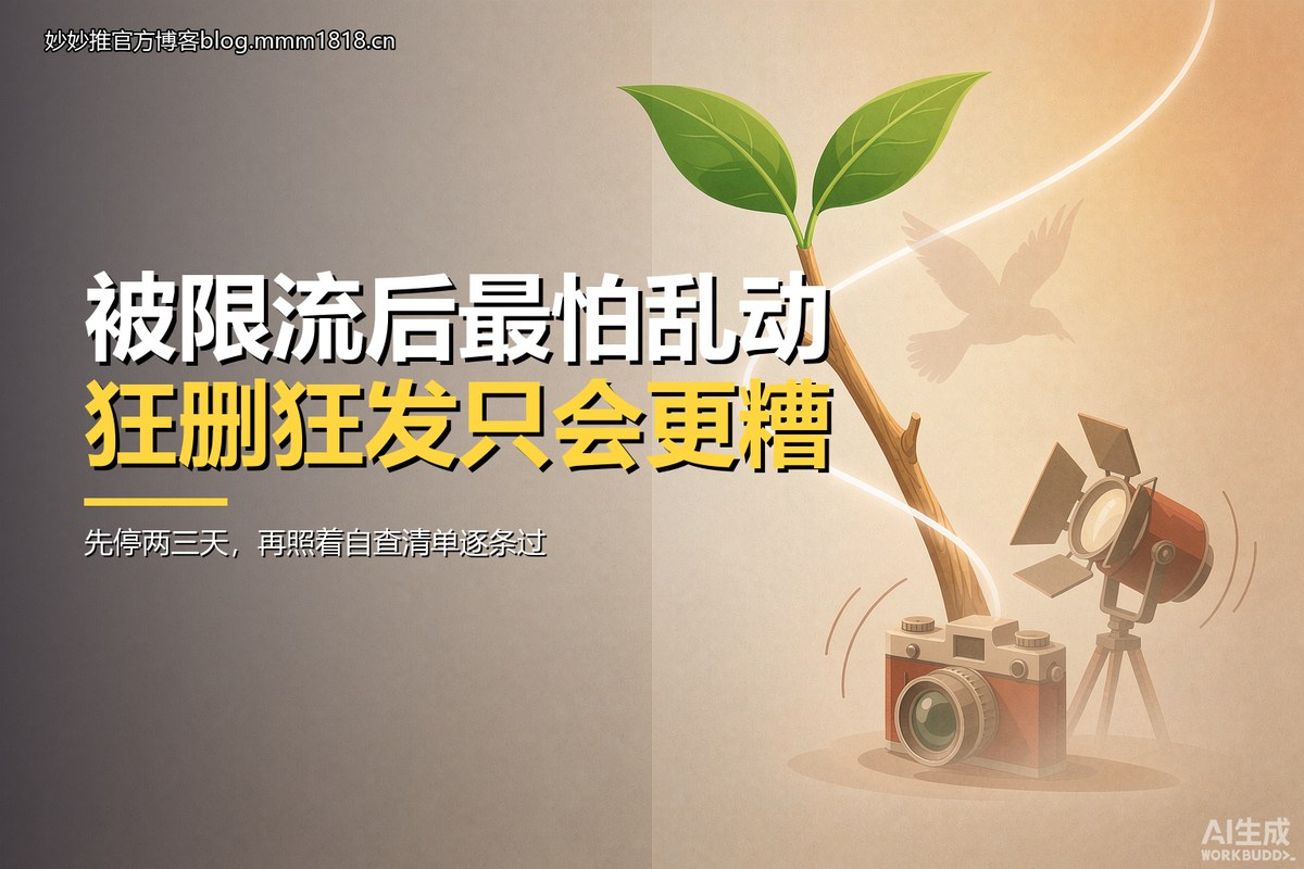 观点卡:被限流后最怕的不是限流是乱动