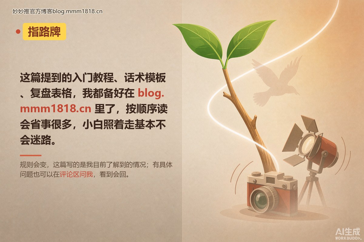 结尾指路牌卡:教程模板表格都在博客站