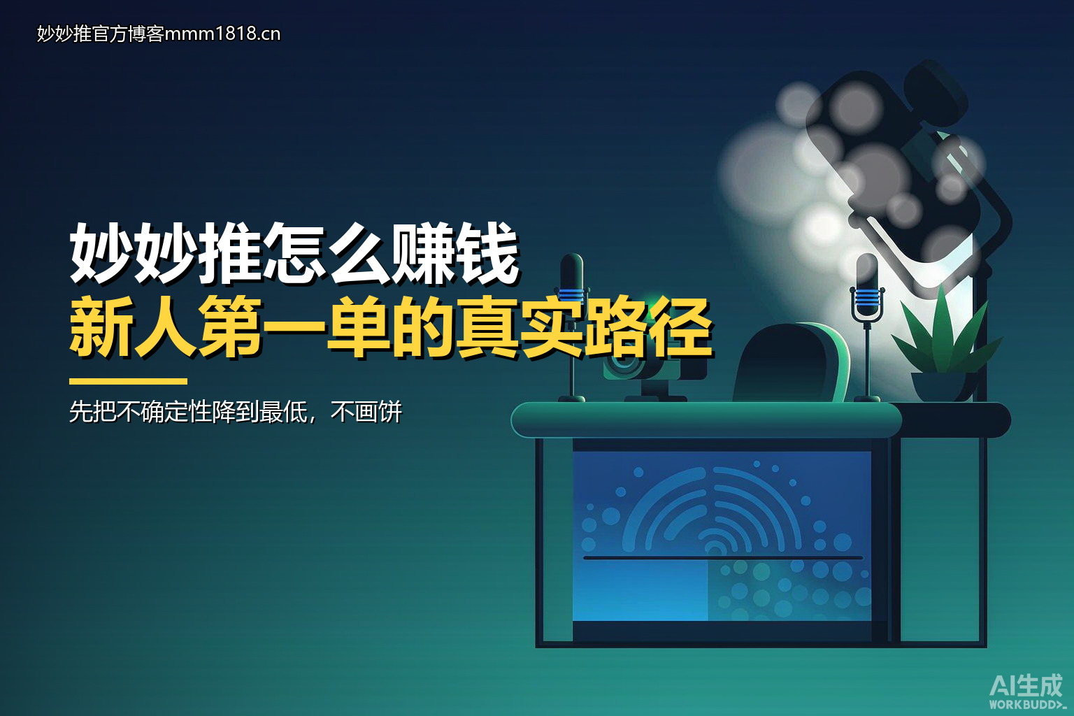 封面:妙妙推怎么赚钱