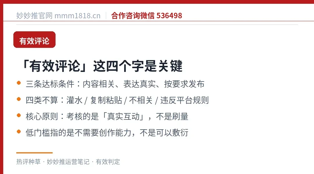 有效评论的达标条件