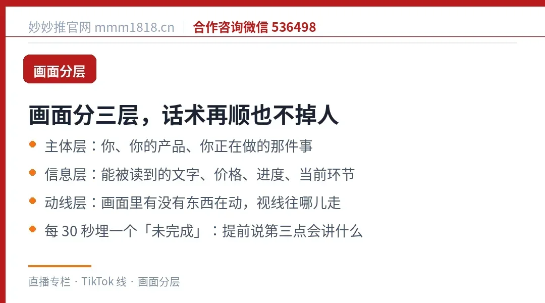 直播间画面的三层结构