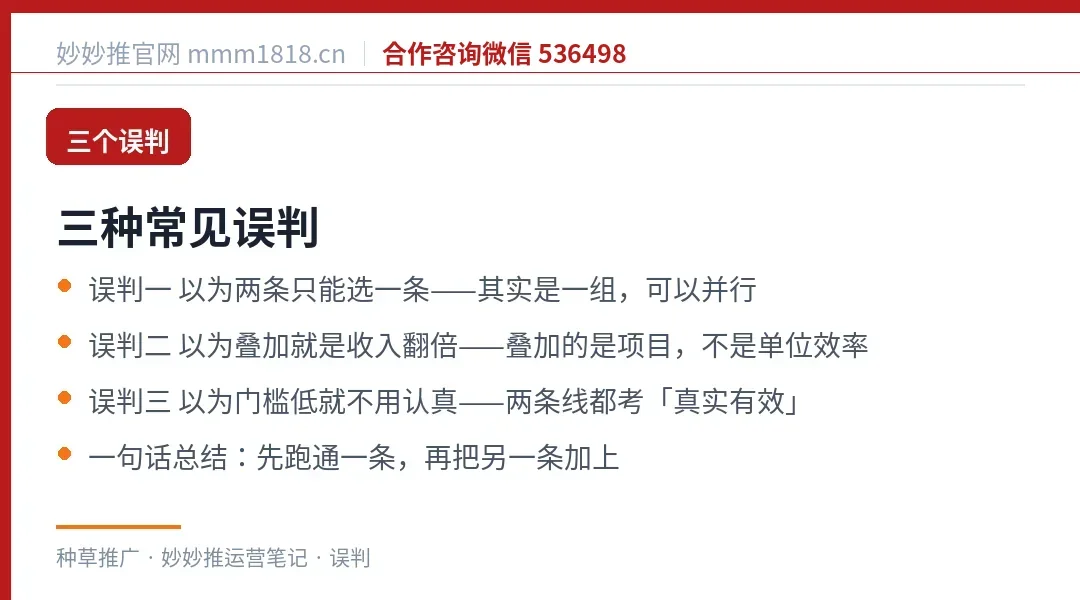 两条线并行的常见误判