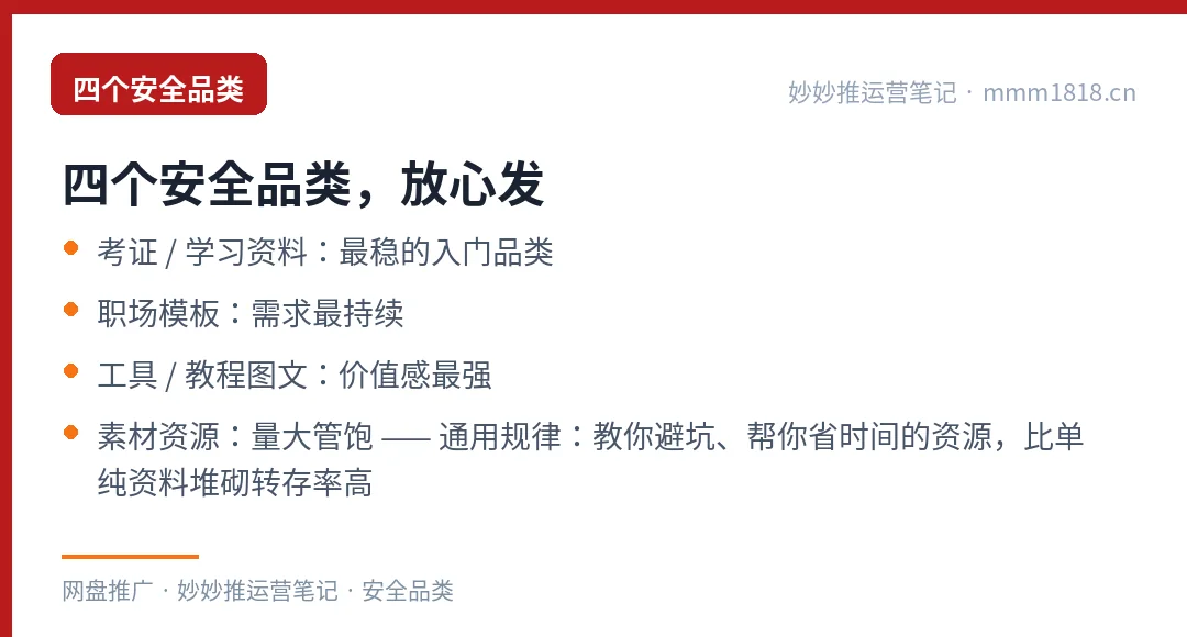 网盘拉新的四个安全品类