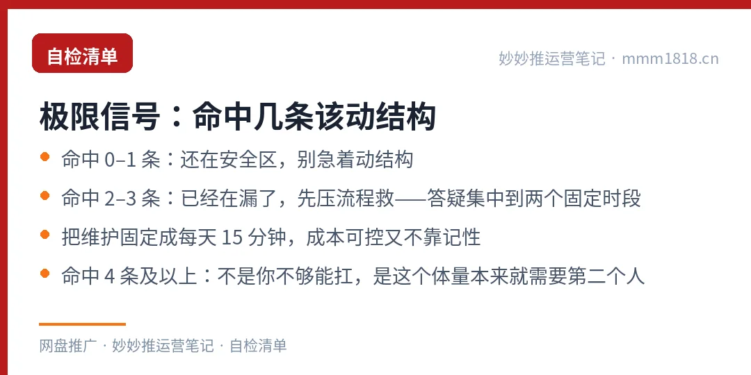 判断是否到极限的信号清单